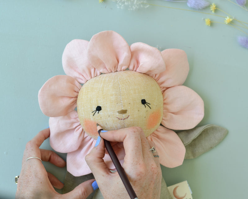 Sewing Pattern - Flower doll