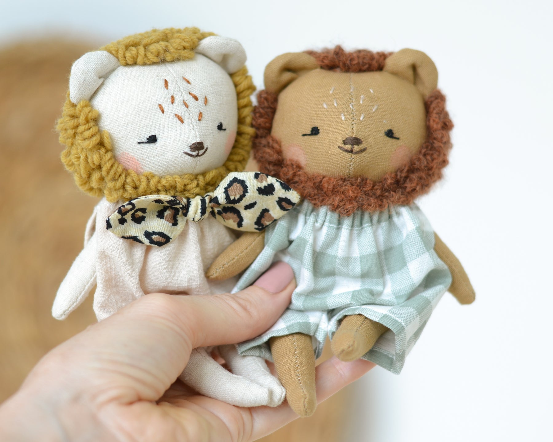 Cute and Easy Plush Animal Sewing Patterns - Mes Petites Lunes
