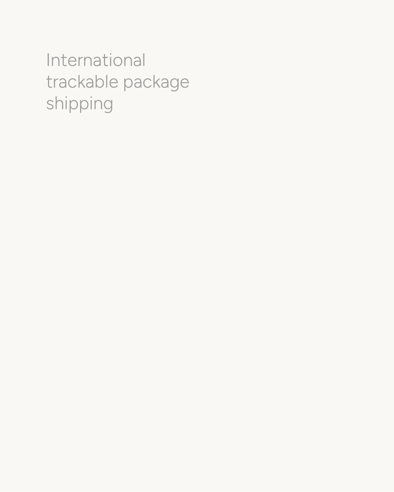 International Trackable Package Shipping