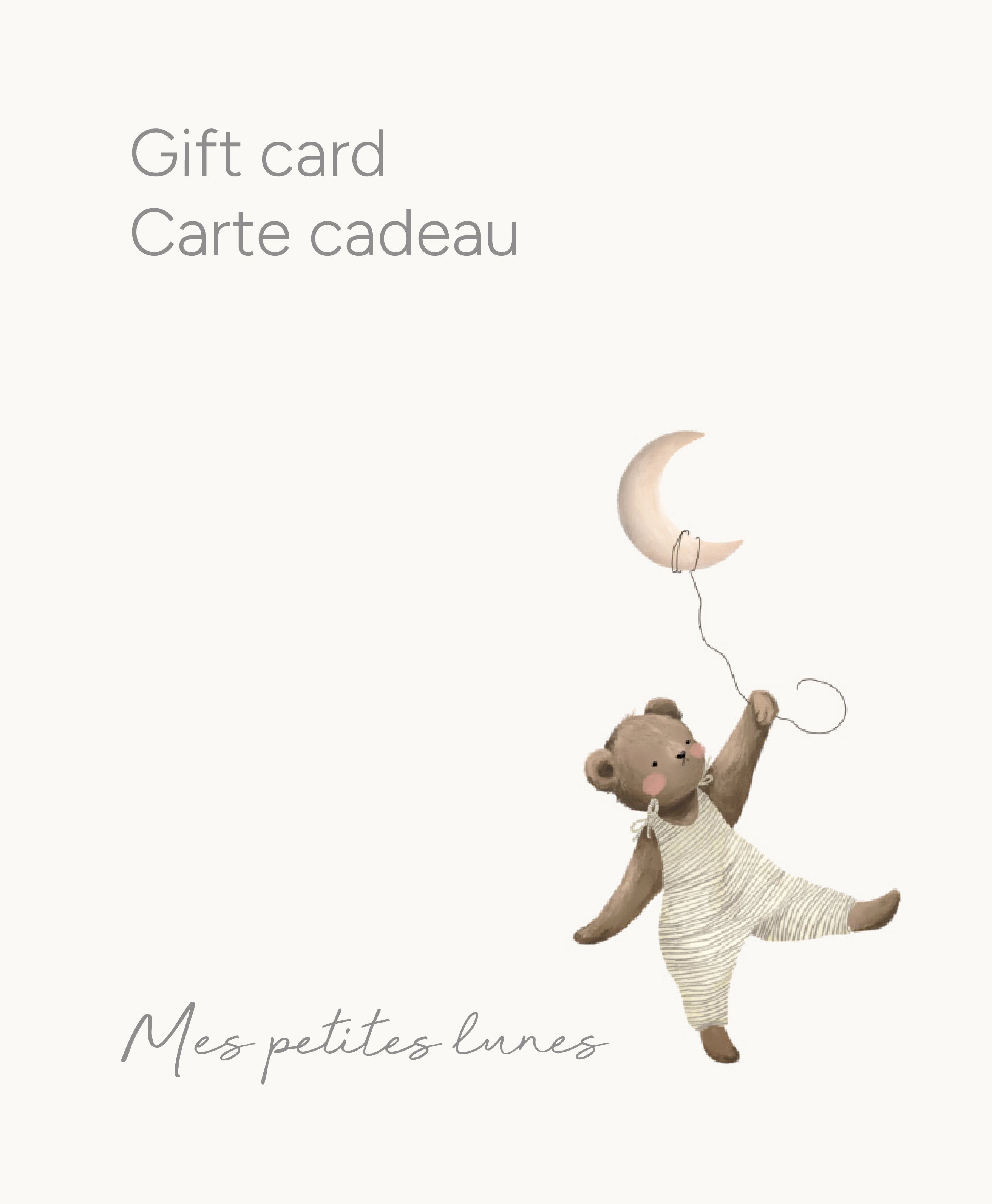 Mes petites lunes Gift Card
