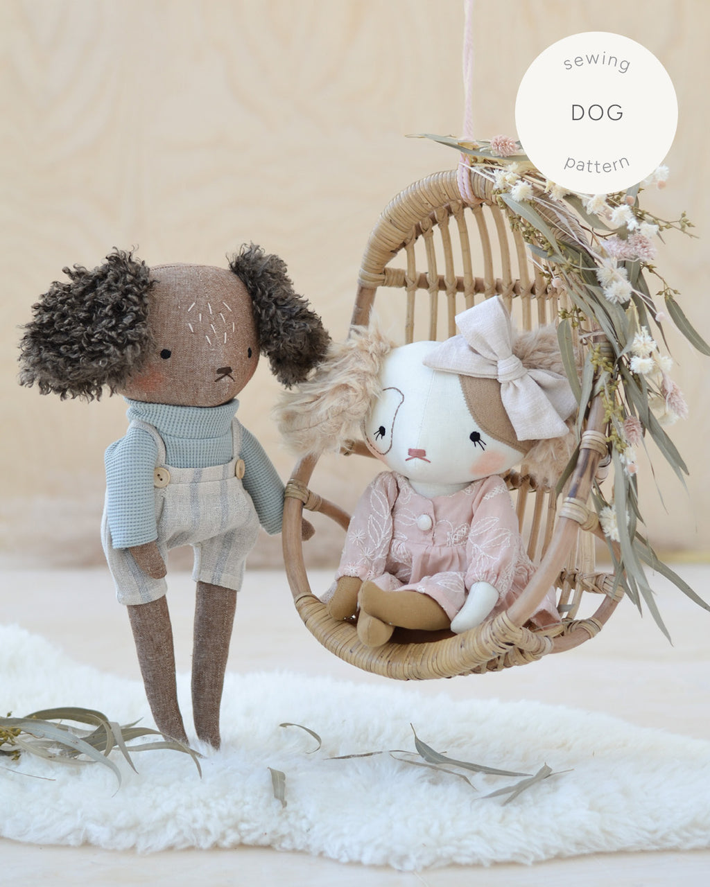 Patron de Couture Peluche Chien Mes petites lunes