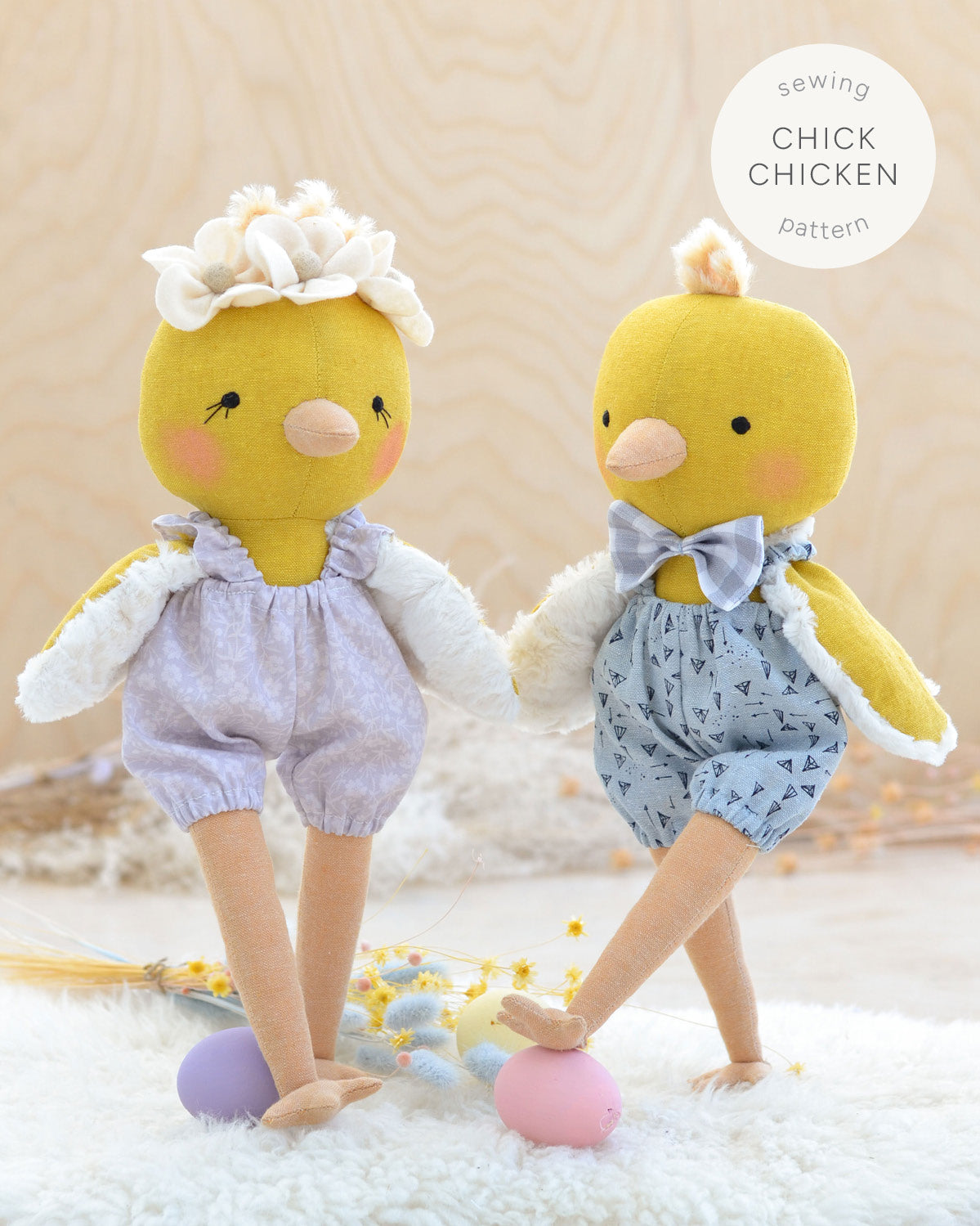 Sewing Pattern - Chick / Chicken doll