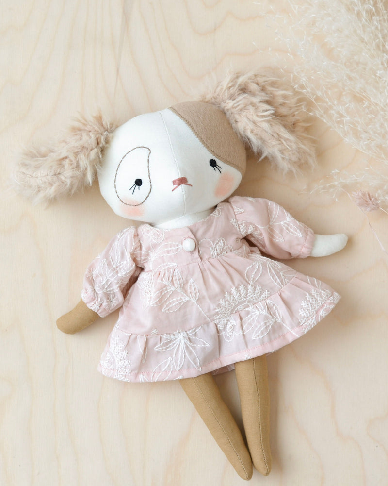 Sewing Pattern - Dog doll + 2 outfits