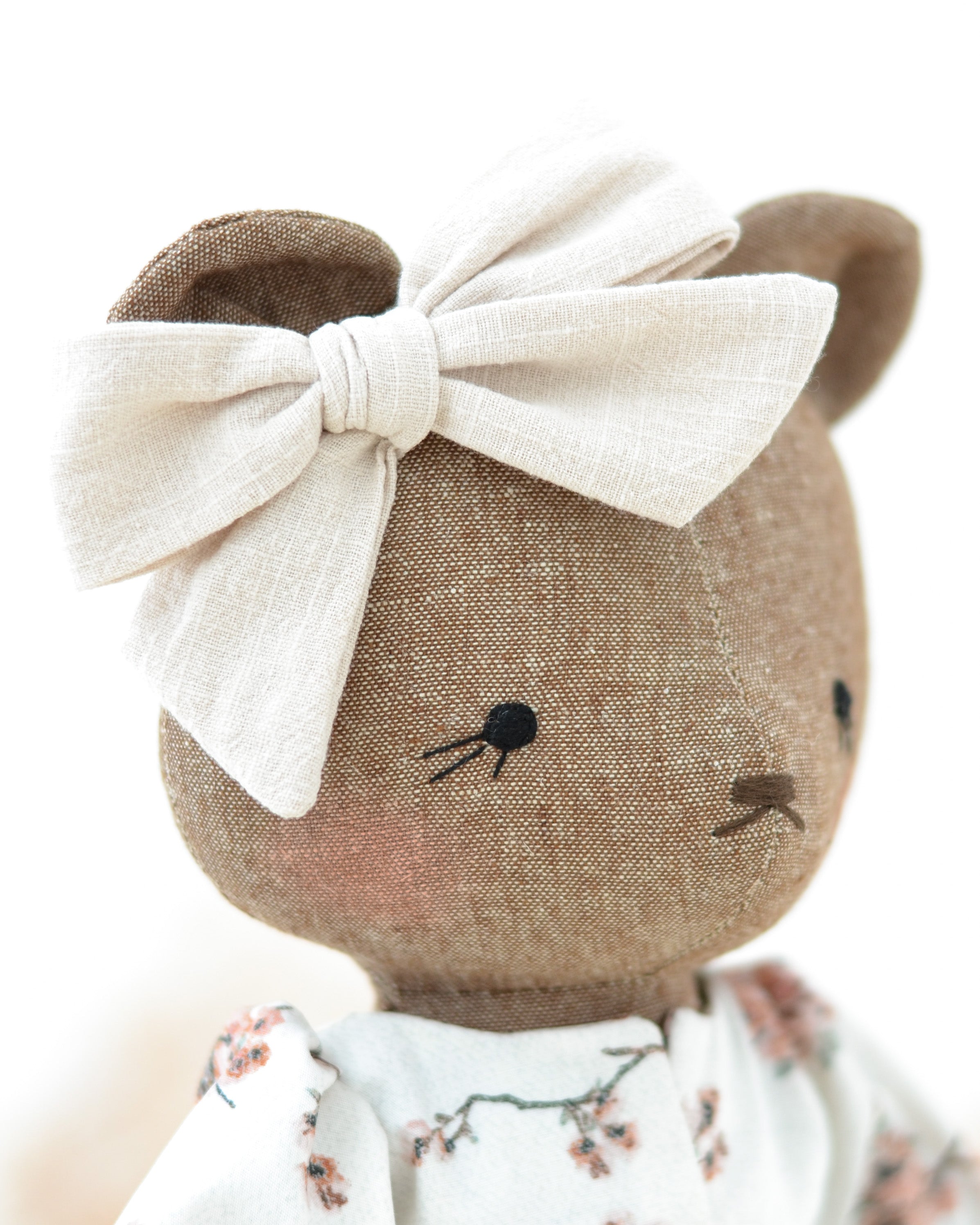 Bear Soft Toy Charlotte Floral